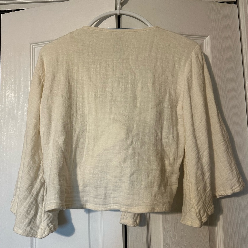 Billabong Tie/Wrap Bell Sleeve Top - Picture 3 of 6